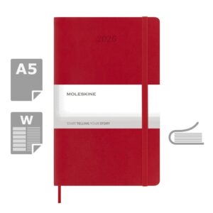 Kalendarz MOLESKINE, czerwony (VM398-05/2027)