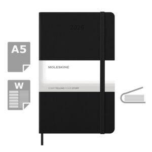 Kalendarz MOLESKINE, czarny (VM399-03/2027)